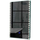 Specchio LED Verticale | Pulsante touch | Luce bianca neutra - Reyze Serie Edge Modello 6